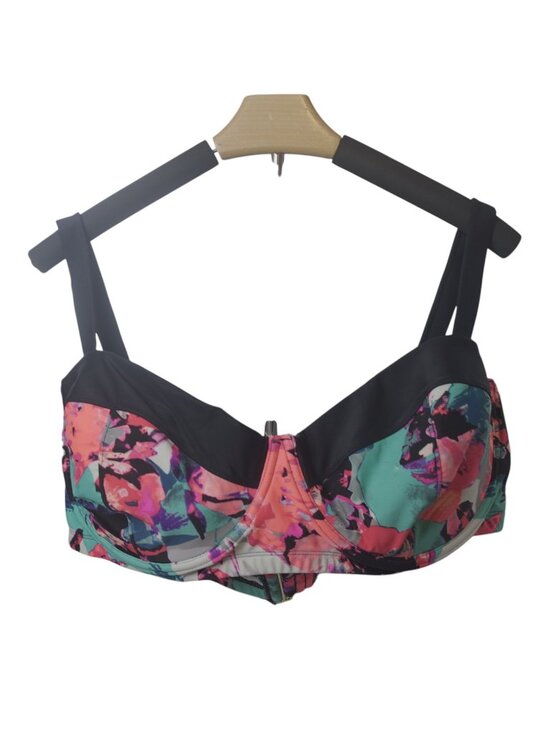 Ava & Viv Other - Ava & Viv Floral Bikini Top 24W Plus Size Adjustable Swim Colorful Eclectic Chic